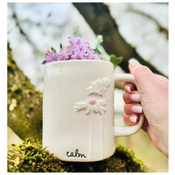 Rae Dunn Other - NEW Rae Dunn Calm Daisy Flower Mug